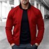 Genuine Men's jacket stand collar long sleeve